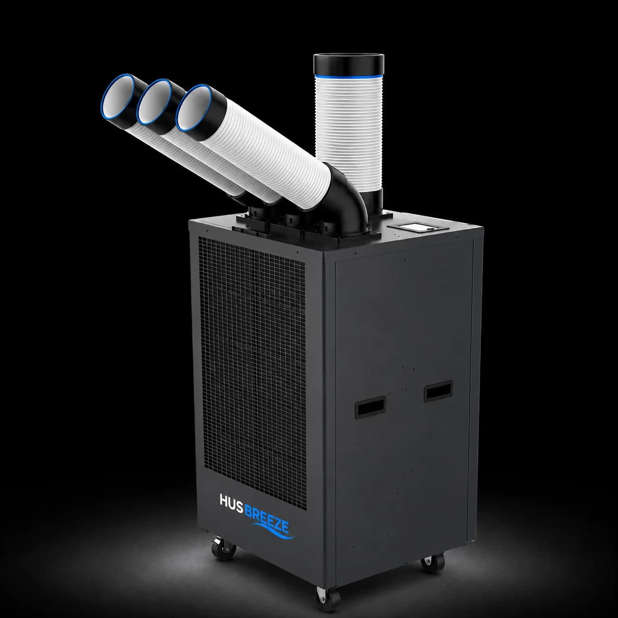 HUS Breeze HUSB-430 portable spot air conditioner with three ducts